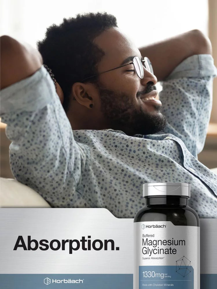 Magnesium Glycinate 1330mg, 250 Capsules G319