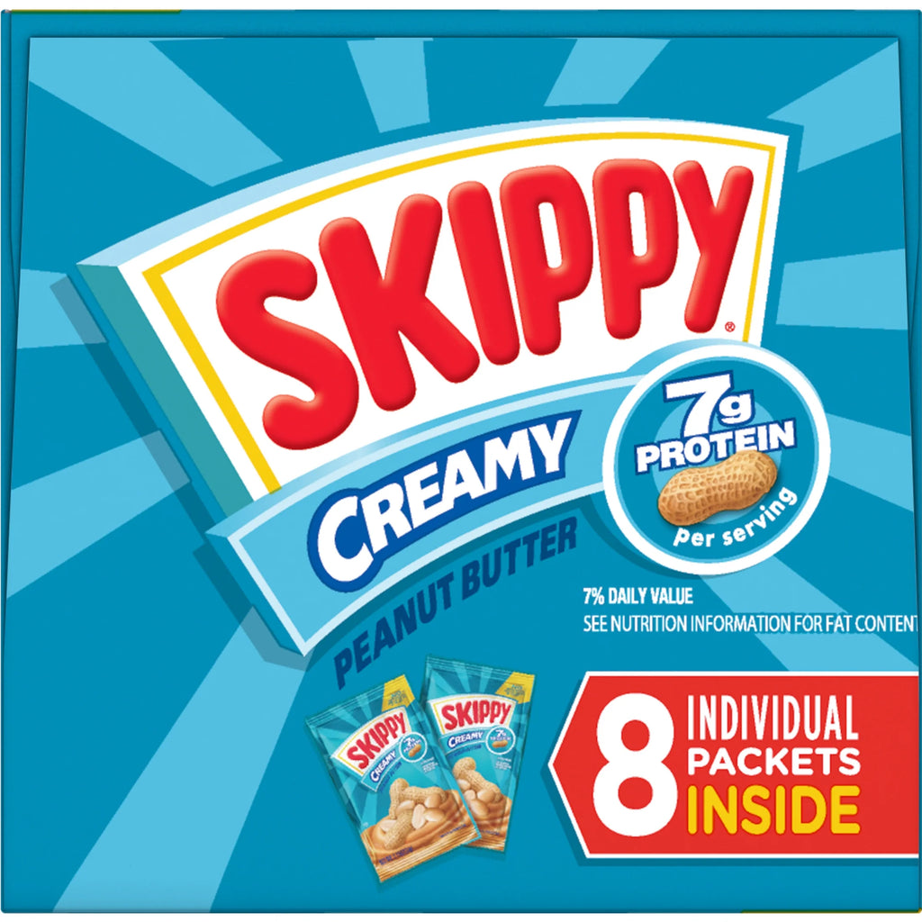 Creamy Peanut Butter Squeeze Packs, 1.15 oz (64 Pouches) X665