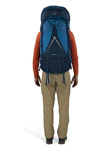 Men's Backpacking Backpack 65L, Black H670111