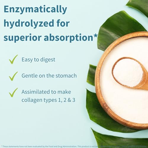 Hydrolyzed Bovine Collagen Peptides Powder, Types 1, 2 & 3, Non-GMO, Gluten & Dairy Free V973