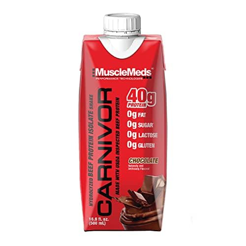 Ready to Drink Protein, Lactose Free, 40g Isolate, Chocolate 16.9 Fl Oz (Pack of 12) B9617