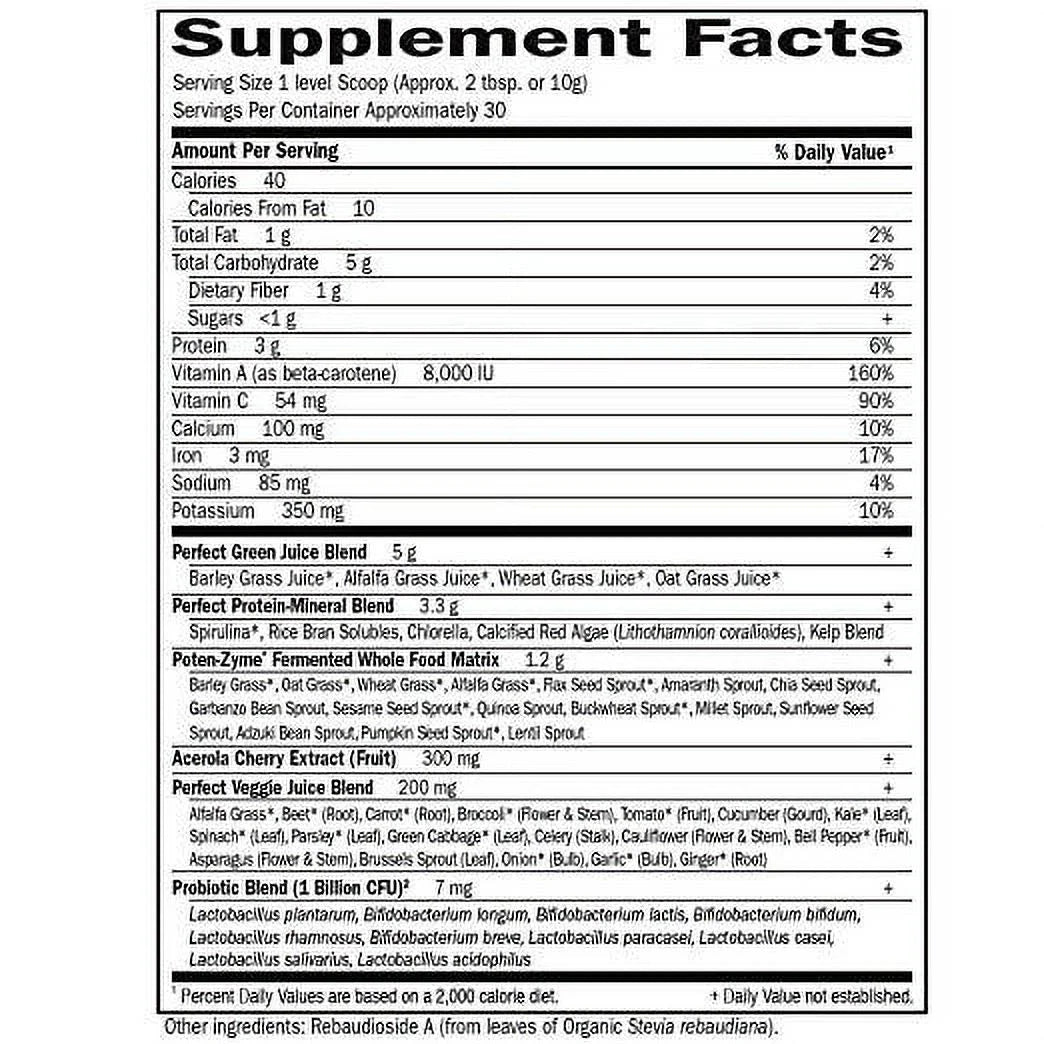 Super Greens Powder Supplement O8613