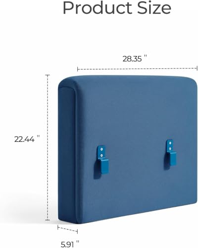 Modular Sectional Sofa with Storage, U Shaped Couch, Blue Y4358