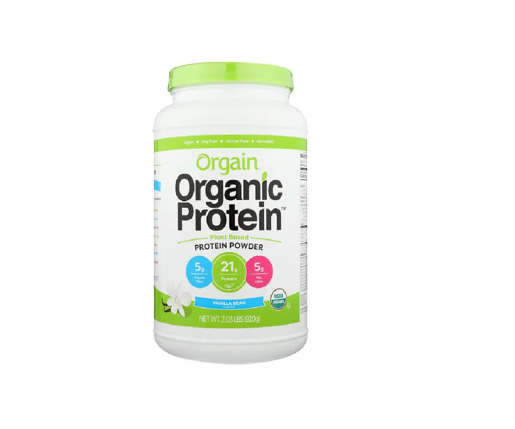 Organic Vanilla Bean Protein Powder, 2.05 lb D2925
