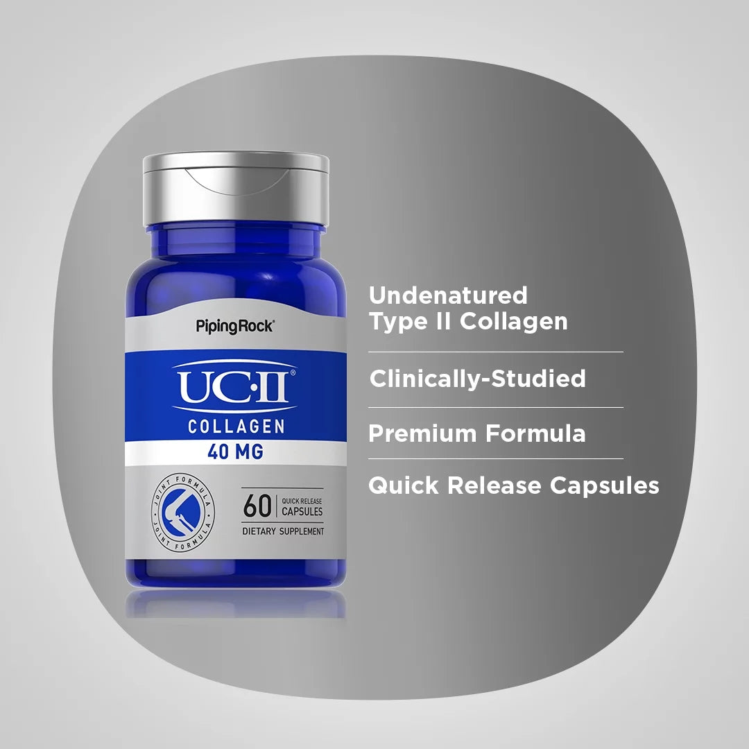 UC-II Collagen 40 mg 60 Capsules Joint Formula Supplement N3177