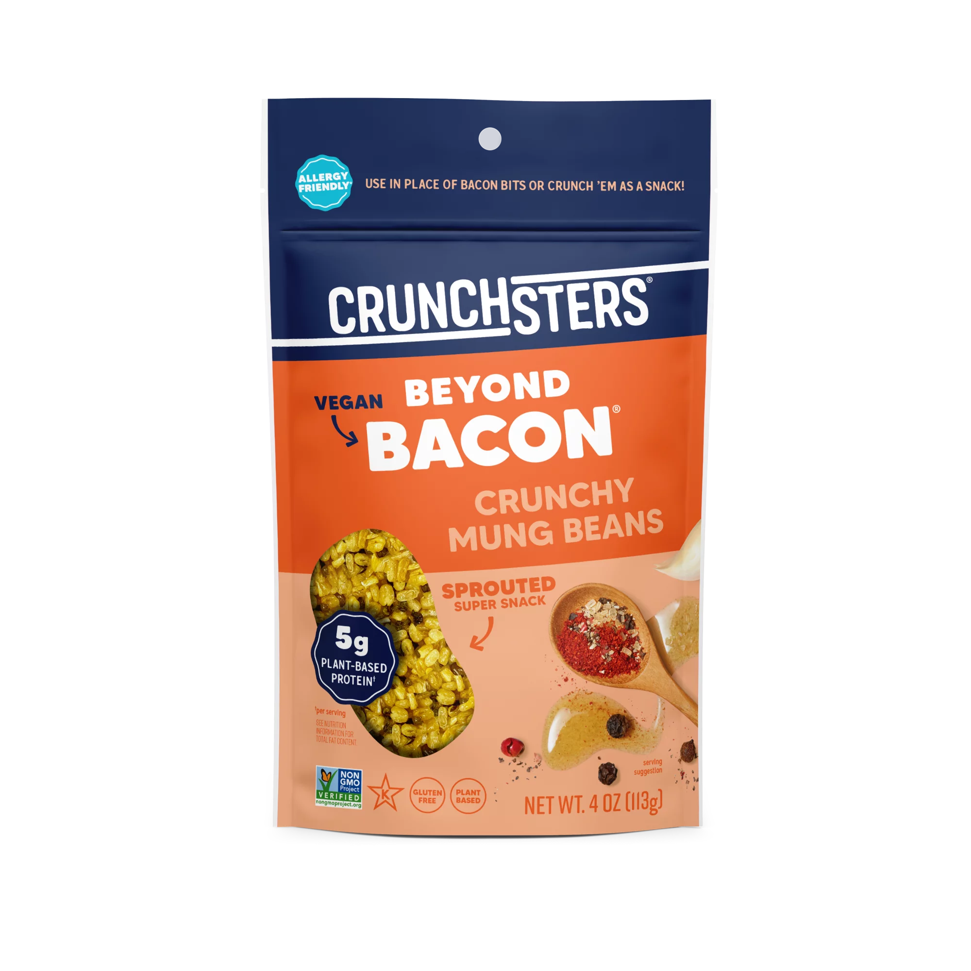 Sprouted Protein Snack Beyond Bacon 4oz 6-Pack W152