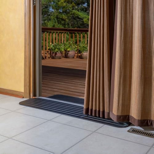 Solid Rubber Threshold Ramp - 1-1/2" Rise P9341