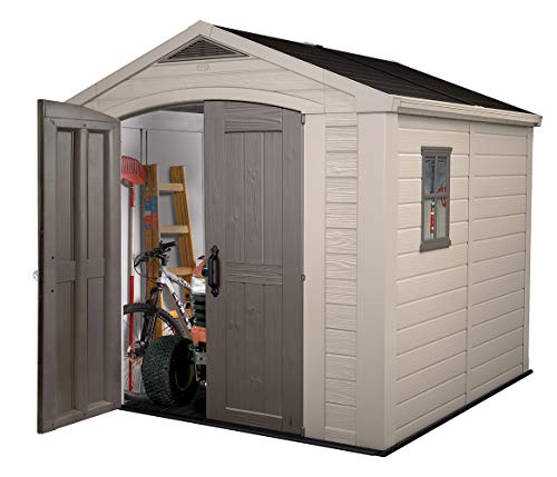 Outdoor Resin Storage Shed for Patio Furniture and Yard Tools R685