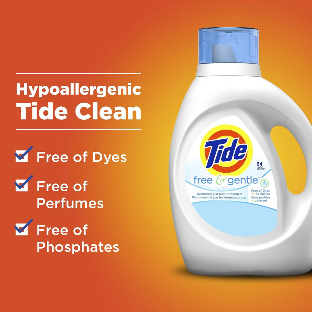 Free & Gentle Liquid Laundry Detergent, 32 loads H844605