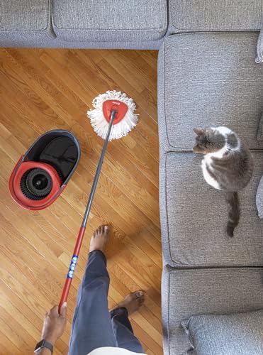 Microfiber Spin Mop with Bucket Floor Cleaning System S7504