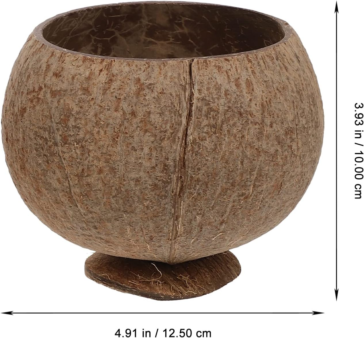 Natural Coconut Shell Cups for Hawaiian Luau Party X4946