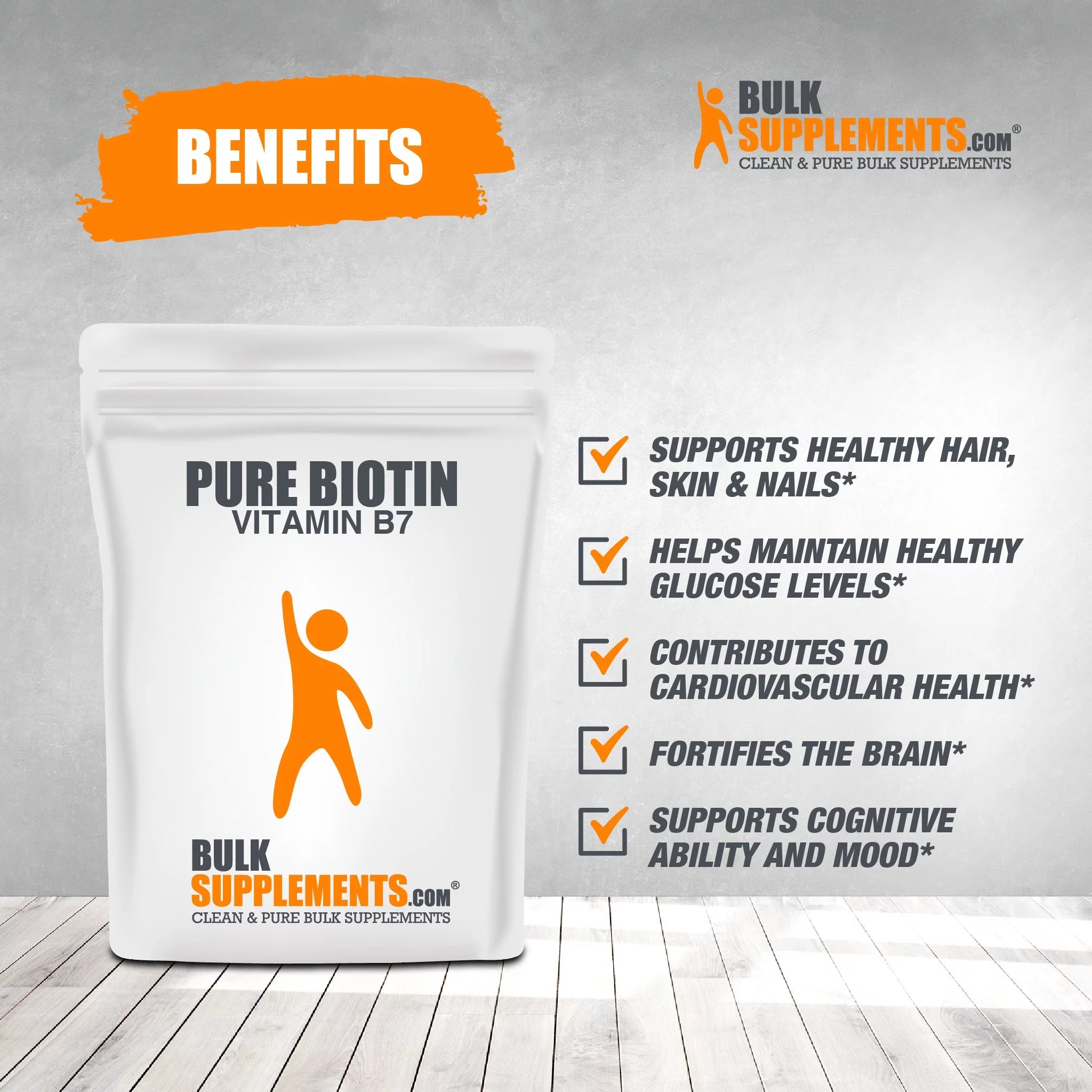 Pure Biotin (Vitamin B7) - 100 Grams F378878