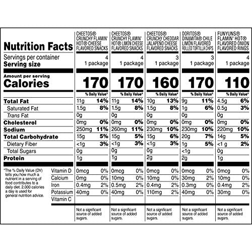 Classic Mix Chips Variety Pack, 1oz Bags, 18 Count D285