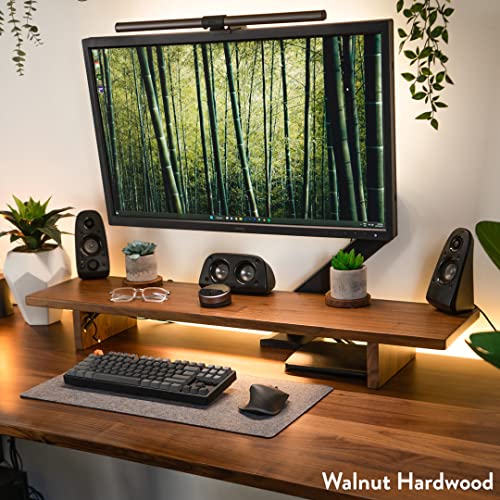 Bamboo Wood Monitor Stand Riser for Desk U675286