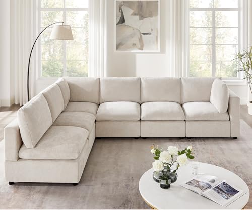 Modular Sectional Sofa with Ottoman for Small Apartments G42700