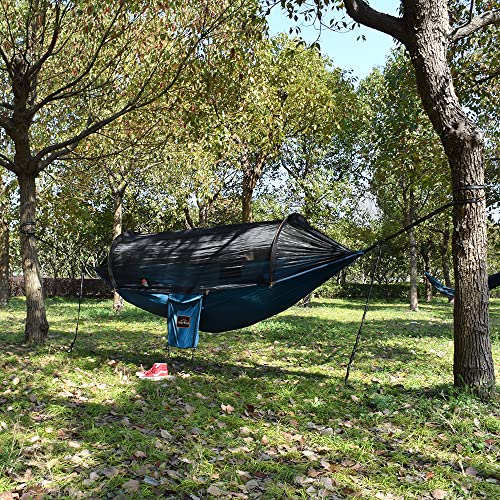 Camping Hammock with Mosquito Net, Lightweight Portable Double, 230T Nylon O54149