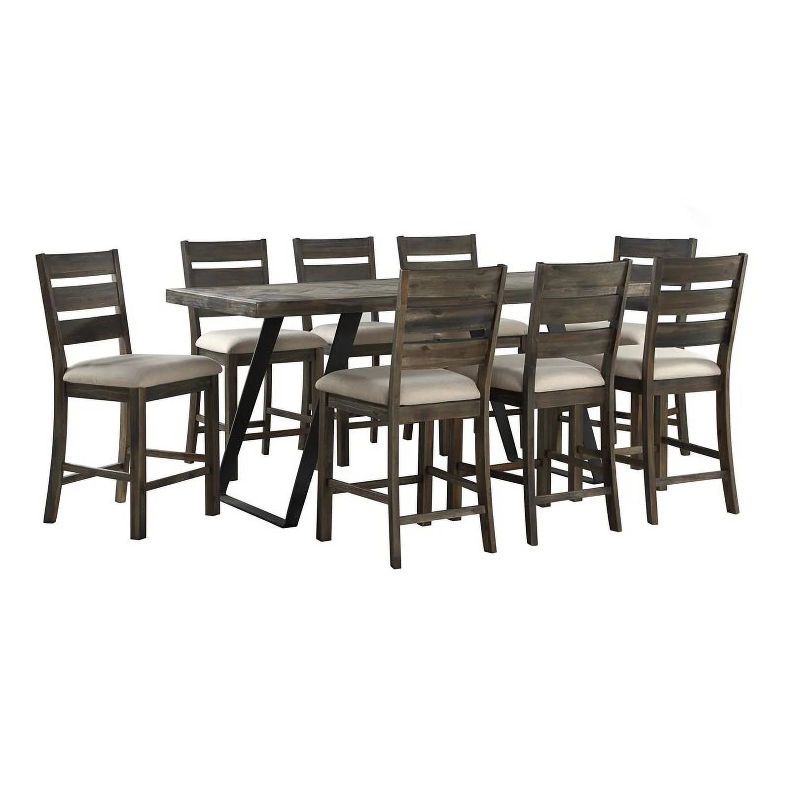 Herringbone Counter Height Dining Table T238