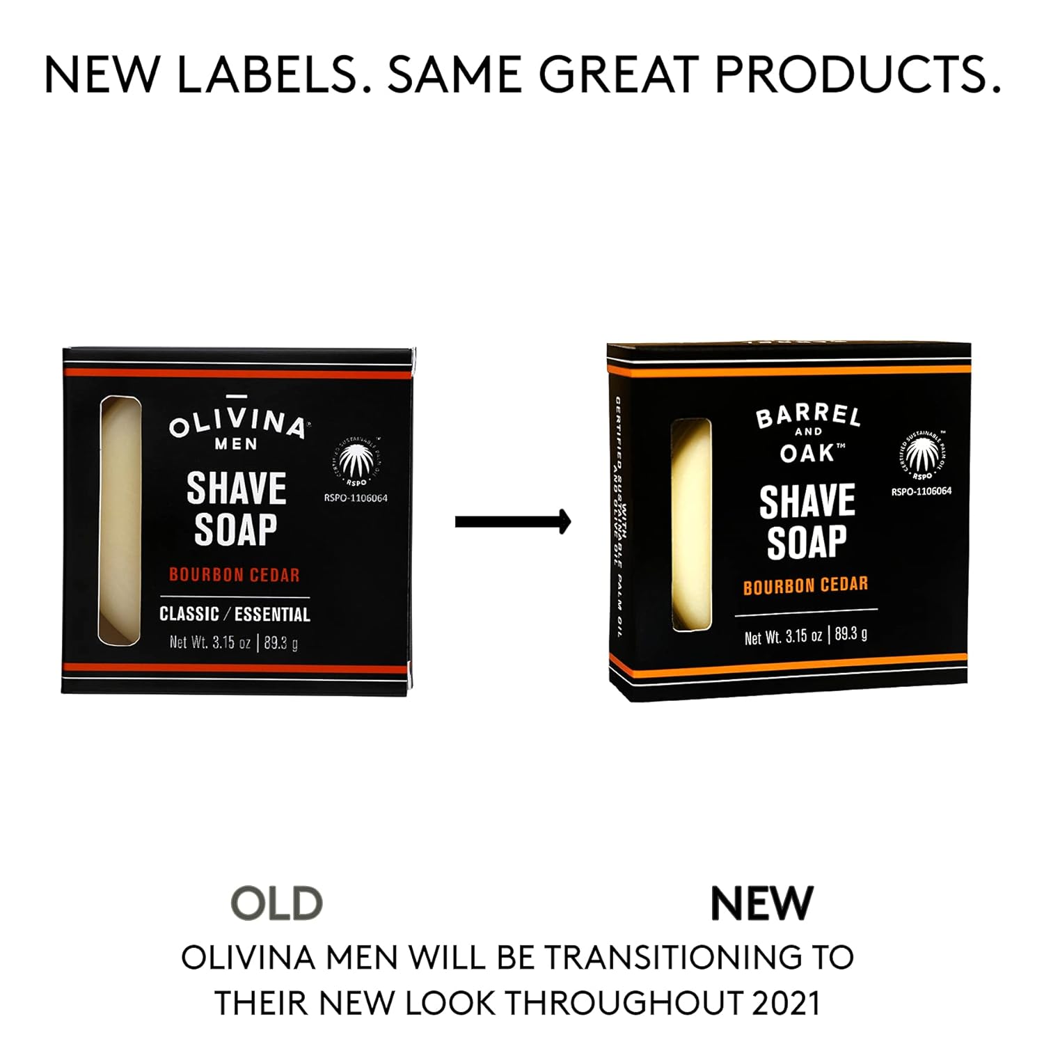 Classic Shave Soap for Men, Conditioning Rich Lather, Bourbon Cedar, 3.15 oz Y12477