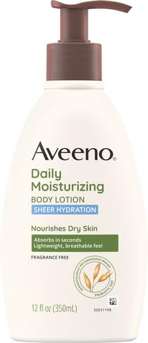 Fragrance-Free Daily Moisturizing Lotion with Prebiotic Oat for Dry Skin, 18 fl. oz L4839
