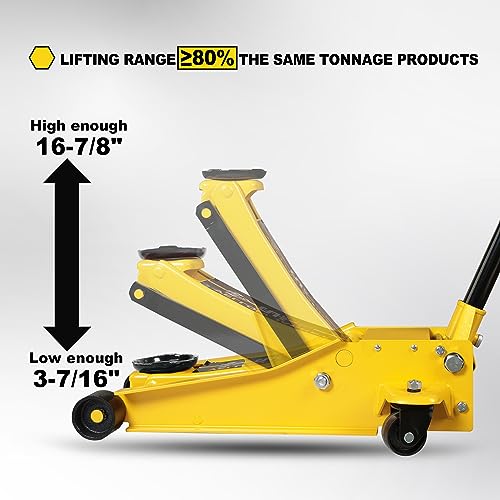2.5 Ton Trolley Jack with Carrying Case Hydraulic Low Profile Floor Jack for Cars C877326