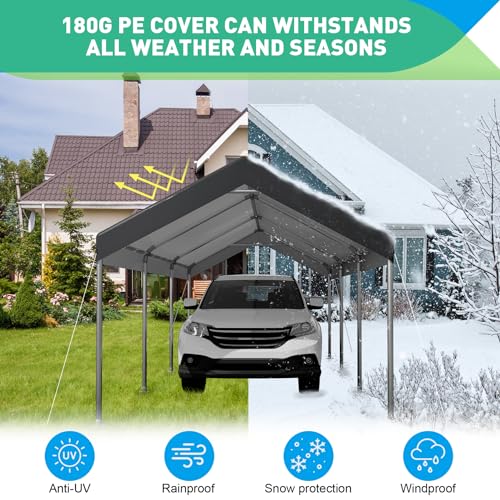 Heavy Duty Carport Canopy for Car, Bike, Boat, Party M67684