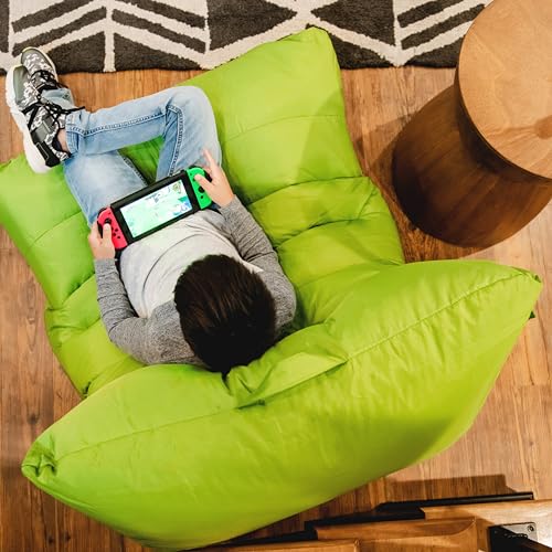 Dorm Bean Bag Chair with Drink Holder and Pocket, 3 feet R2503