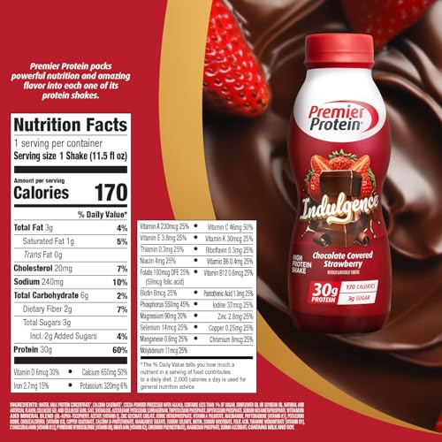 Protein Shake, 30g Protein, Salted Caramel Truffle, 11.5 fl oz, Pack of 12 T30184