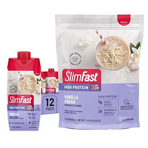 Protein Shake, Chocolate, 20g Protein, Meal Replacement, 12 Count B226310