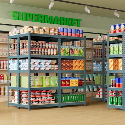 5-Tier Adjustable Metal Shelving Unit for Garage, Pantry, and Warehouse M7734