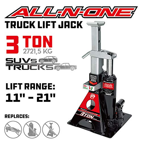 Bottle Jack and Jack Stands in One, 6000 Pound All-in-One Car Lift S264808