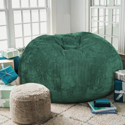 Faux Fur Bean Bag Chair for Adults with Filling Q65946