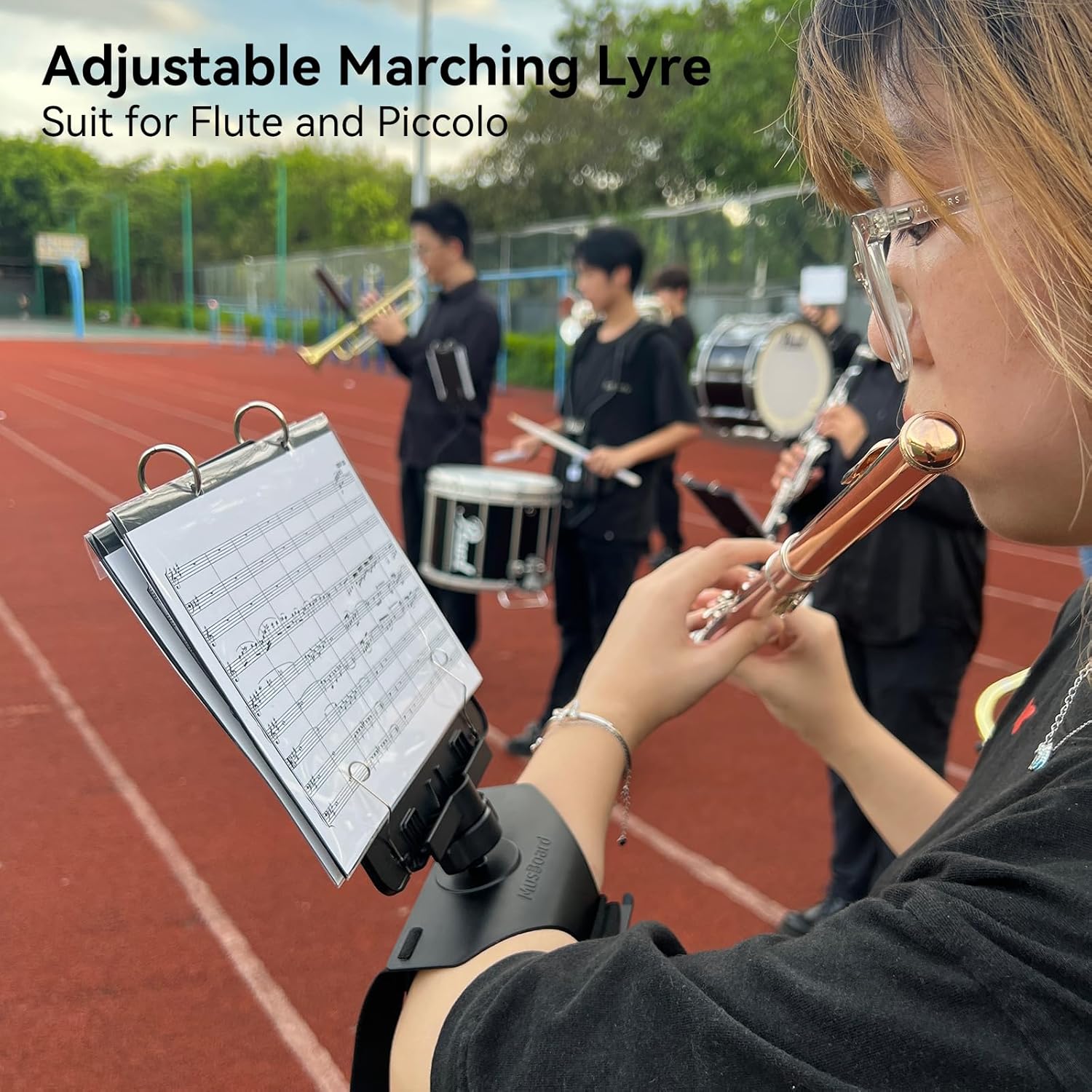 Marching Band Music Lyre for Flute and Piccolo, 10 Pages M504629
