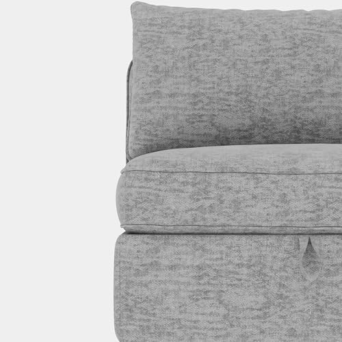 Modular Storage Sectional Sofa with Movable Ottomans, U-Shaped Chenille U839651