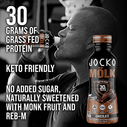 Grass Fed Protein Shakes, No Added Sugar, Keto Friendly, Ready to Drink 12 Fl Oz (Pack of 12) G676883