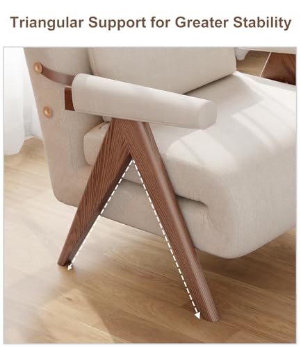 Convertible Sofa Bed Chair, 3-in-1 Sleeper Chair with Adjustable Backrest Q50542