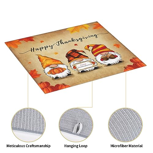 Marble White Dish Drying Mat for Kitchen Counter, Absorbent Microfiber, 16x18 inch A451