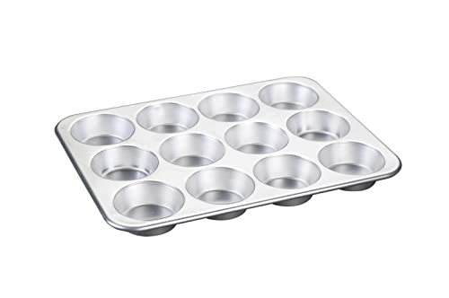 Nordic Ware Naturals 12 Cavity Muffin Pan with High-Domed Lid